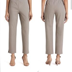 NWT Eileen Fisher Slim Ankle Pants Stone Sz XL